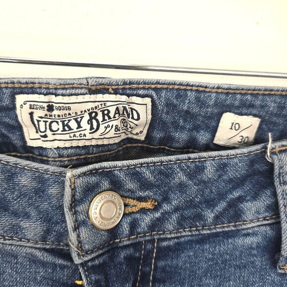 Lucky Brand LOlita Skinny Boho Floral Embroidered Denim Jeans  10/30 - Picture 7 of 11